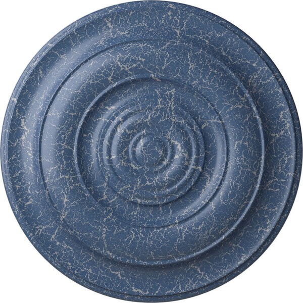 Ekena Millwork Niobe Ceiling Medallion (Fits Canopies up to 8 5/8"), Hnd-Painted Americana Crackle, 18"OD x 1 1/2"P CM18NIAMC - main